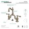 Kingston Brass KS7978AL English Country Bathroom Bridge Faucet, Brushed Nickel KS7978AL - alternate 5
